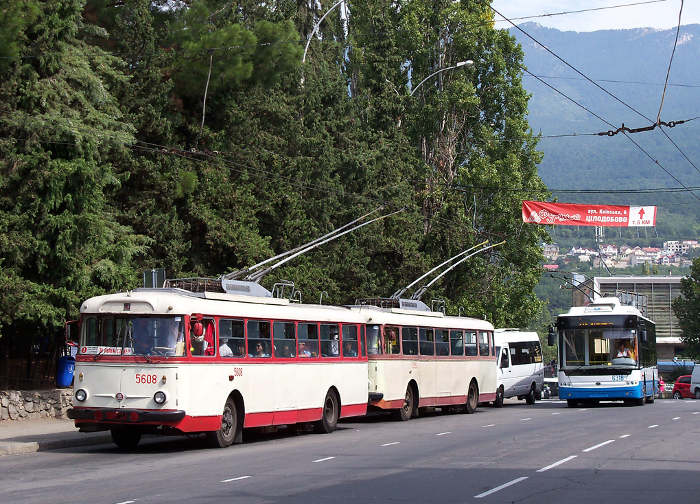 Крымский троллейбус, Škoda 9Tr24 № 5608