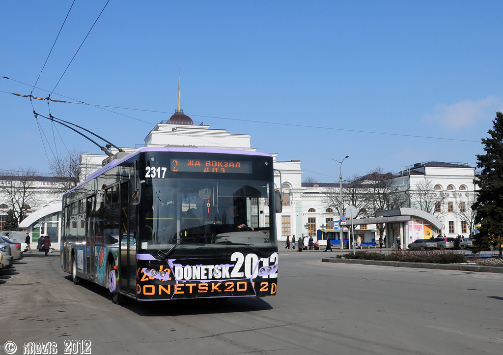 Донецьк, ЛАЗ E183A1 № 2317