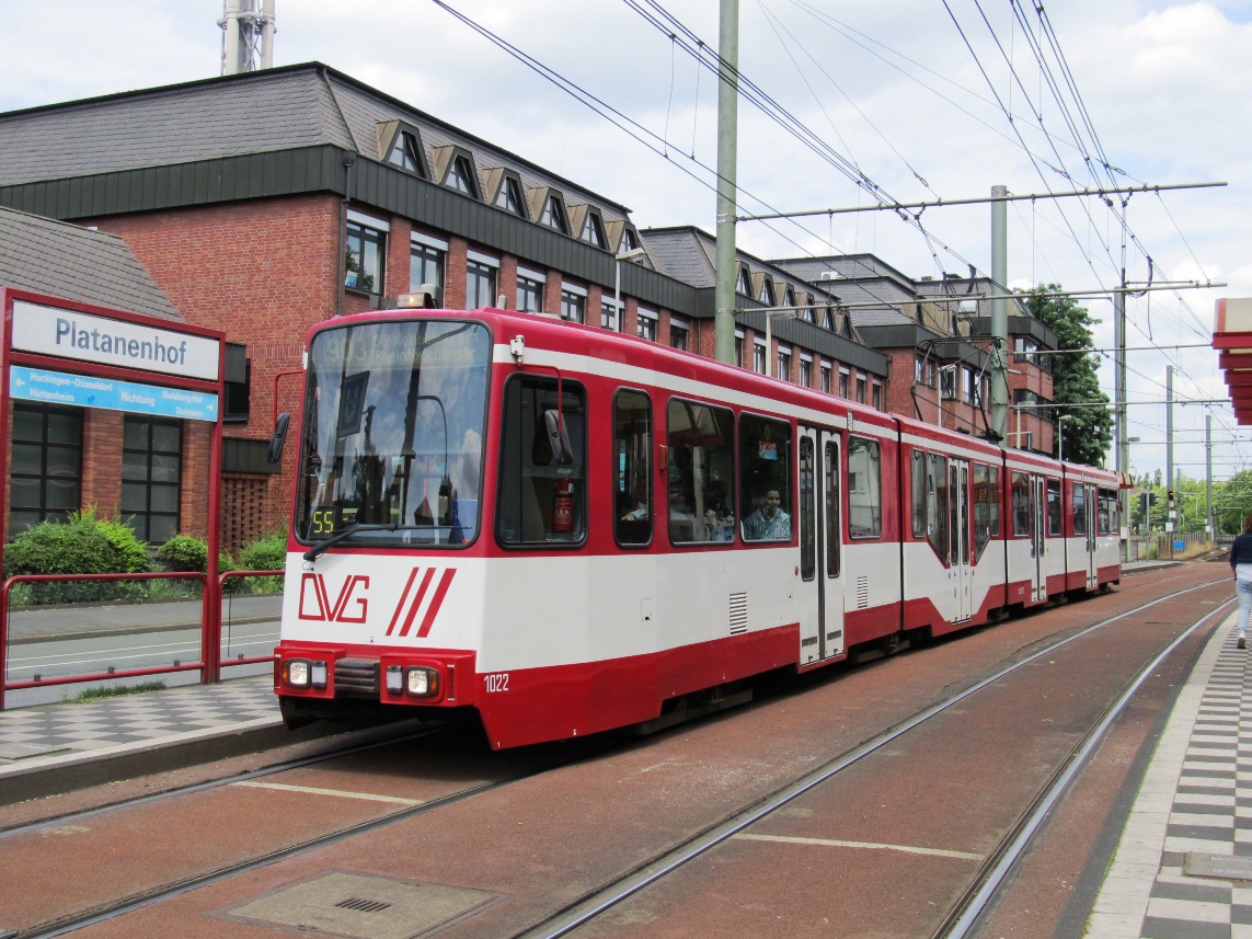 Дуйсбург, Duewag GT10NC-DU № 1022