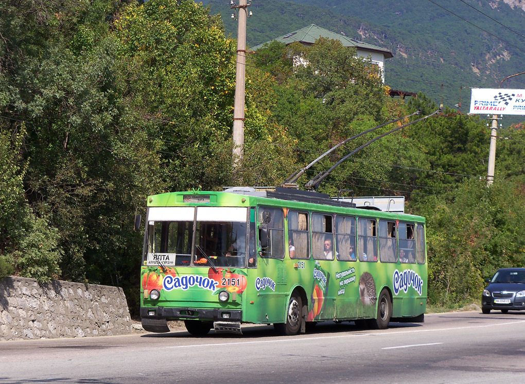 Crimean trolleybus, Škoda 14Tr11/6 # 2151