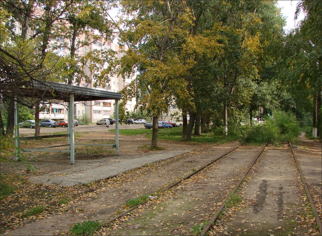 Voronezh — The remnants of Voronezh tramway