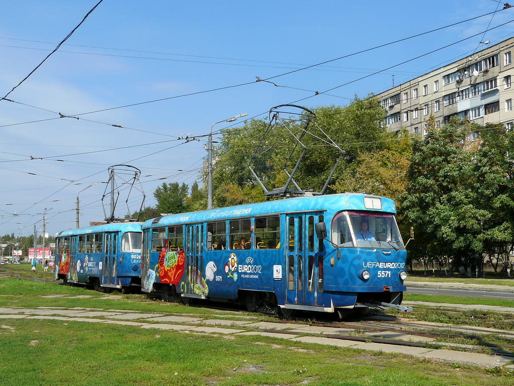 Киев, Tatra T3SU № 5571