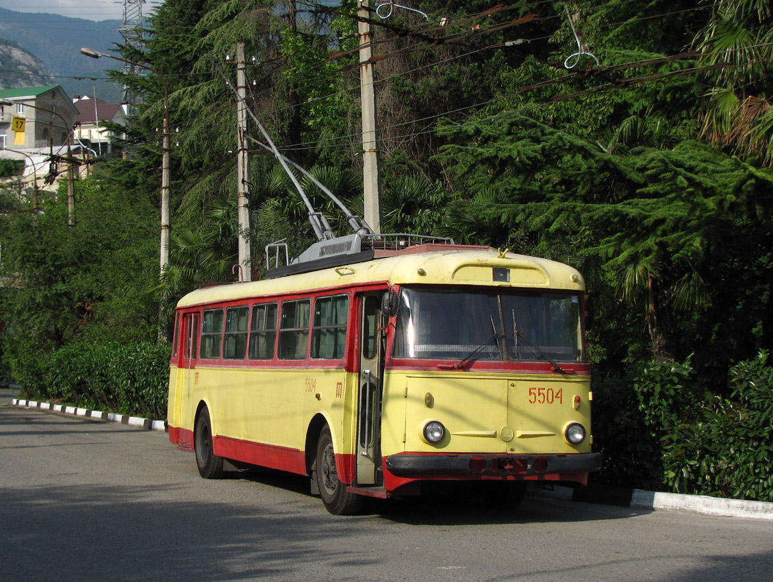 Крымский троллейбус, Škoda 9Tr19 № 5504