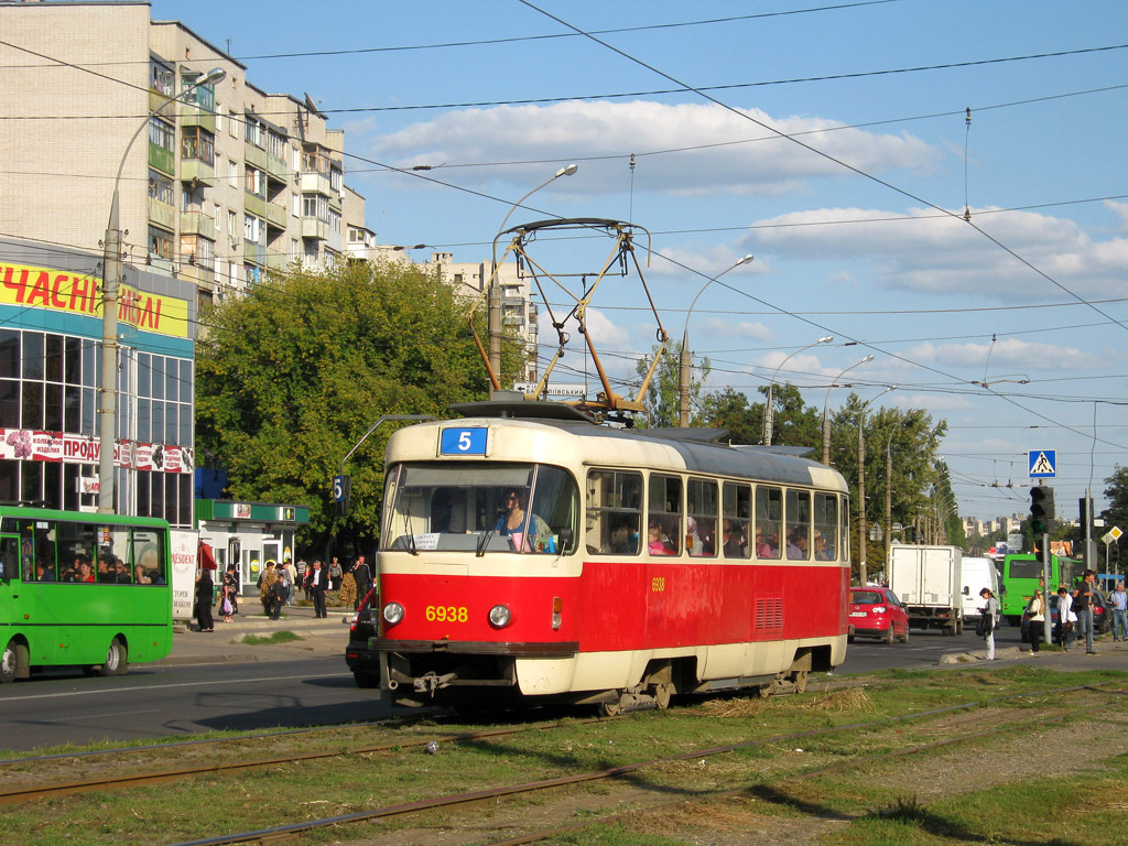 Харьков, Tatra T3 № 6938