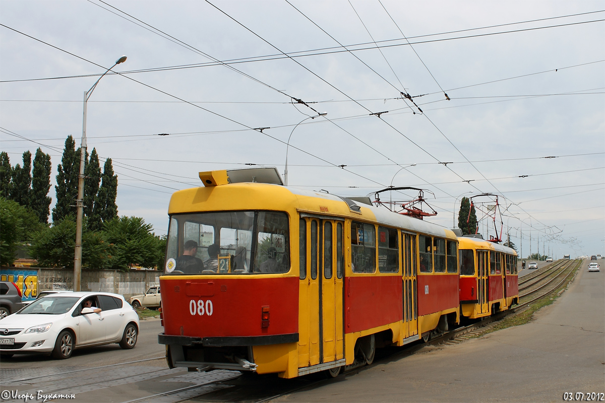 Краснодар, Tatra T3SU № 080