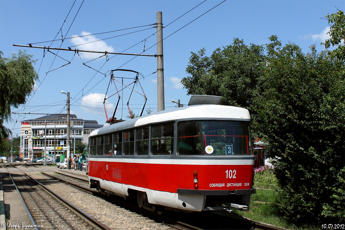Краснодар, Tatra T3SU № 102