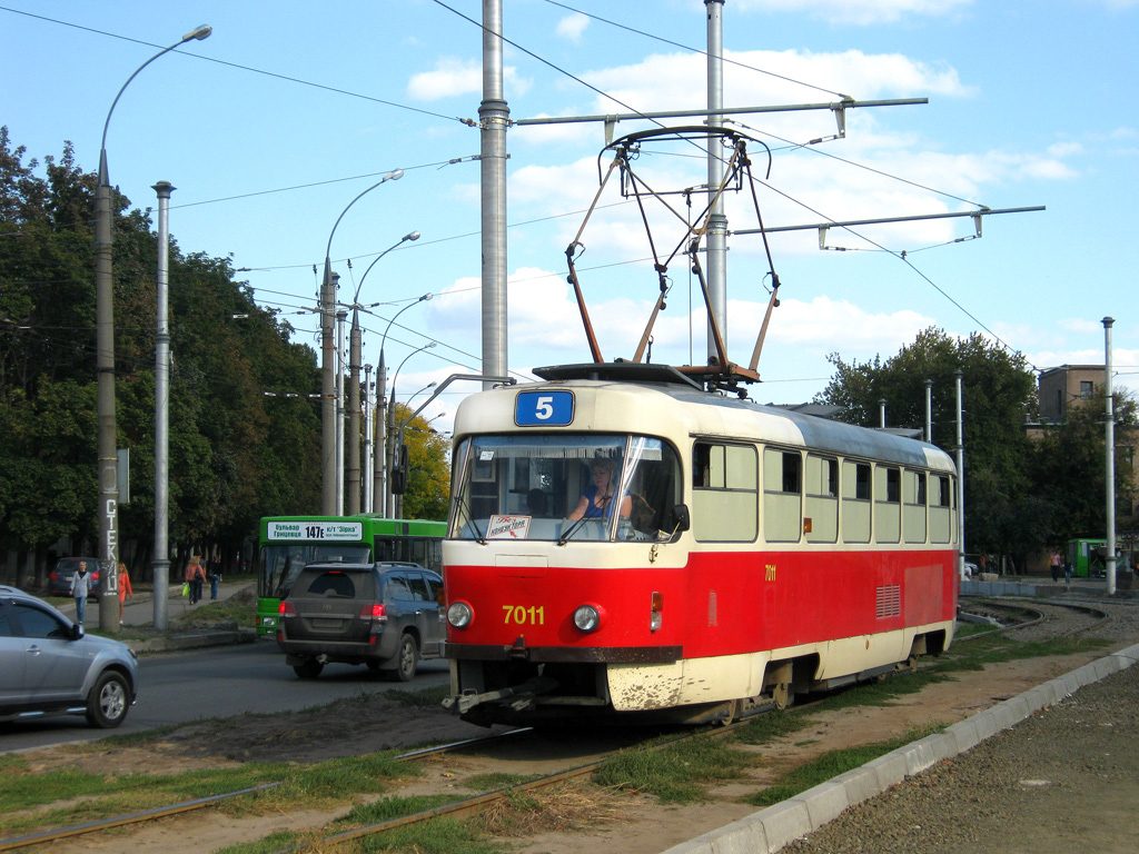 Харьков, Tatra T3SU № 7011