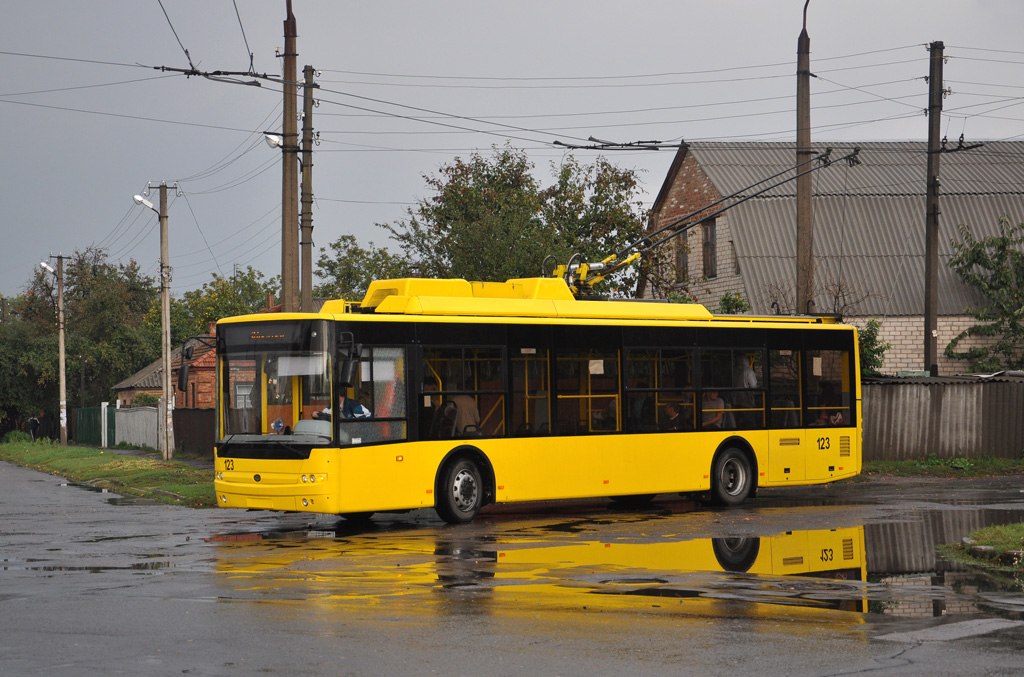 Полтава, Богдан Т70110 № 123; Полтава — Покатушки на троллейбусе Богдан Т701.10 № 123 к 50-летию Полтавского троллейбуса