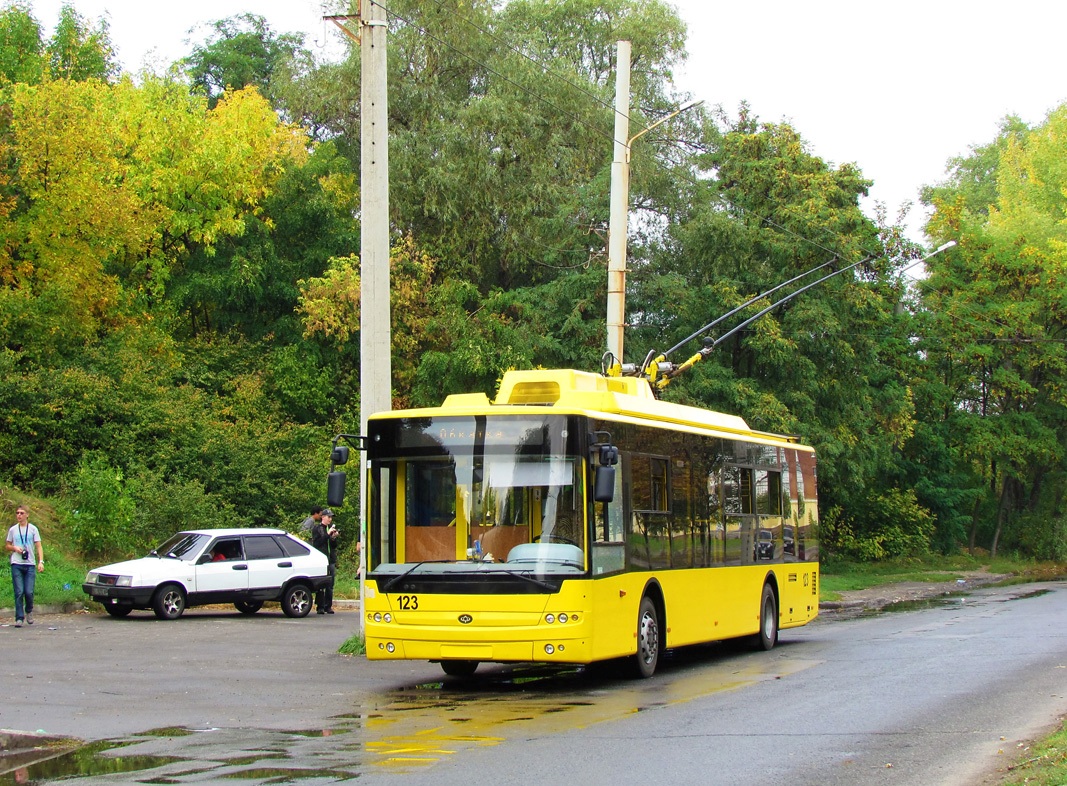 Полтава, Богдан Т70110 № 123; Полтава — Покатушки на троллейбусе Богдан Т701.10 № 123 к 50-летию Полтавского троллейбуса