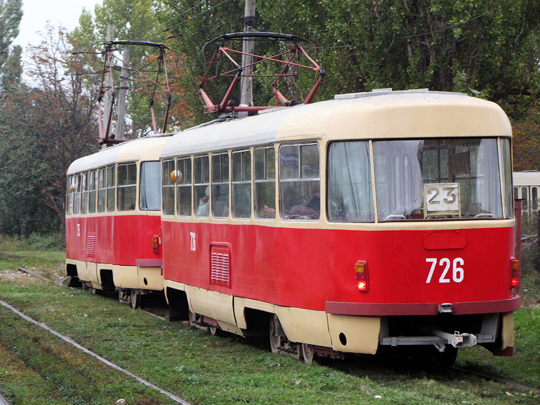 Харьков, Tatra T3SU № 726