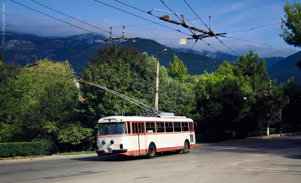 Крымский троллейбус, Škoda 9Tr21 № 5553