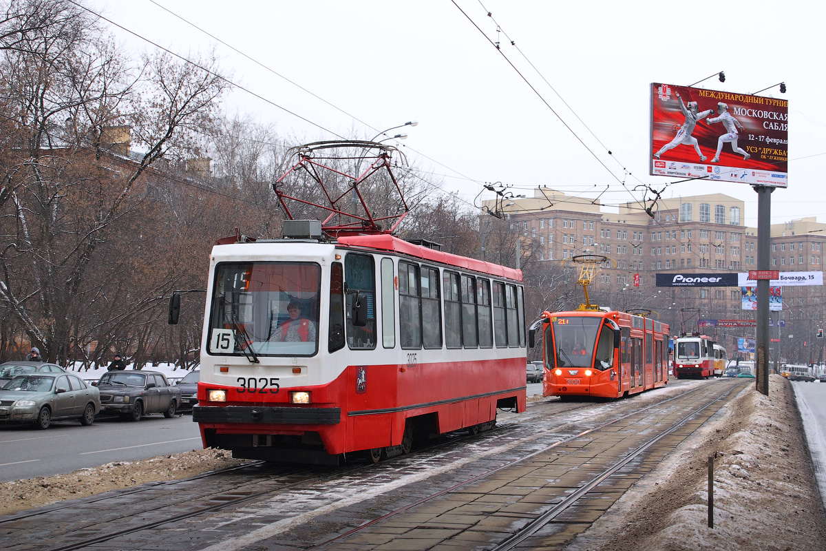 Москва, 71-134А (ЛМ-99АЭ) № 3025; Москва, 71-630 № 3100