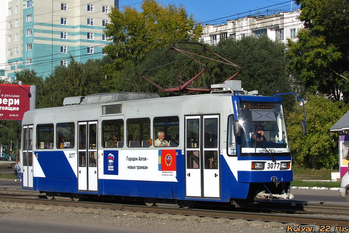 Барнаул, Tatra B3DM КВР Барнаул № 3077