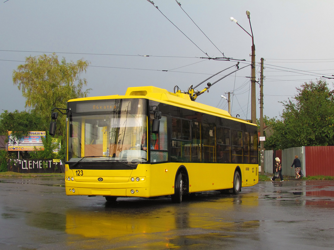 Полтава, Богдан Т70110 № 123; Полтава — Покатушки на троллейбусе Богдан Т701.10 № 123 к 50-летию Полтавского троллейбуса