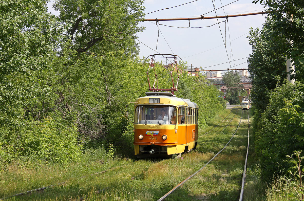 Екатеринбург, Tatra T3SU (двухдверная) № 494