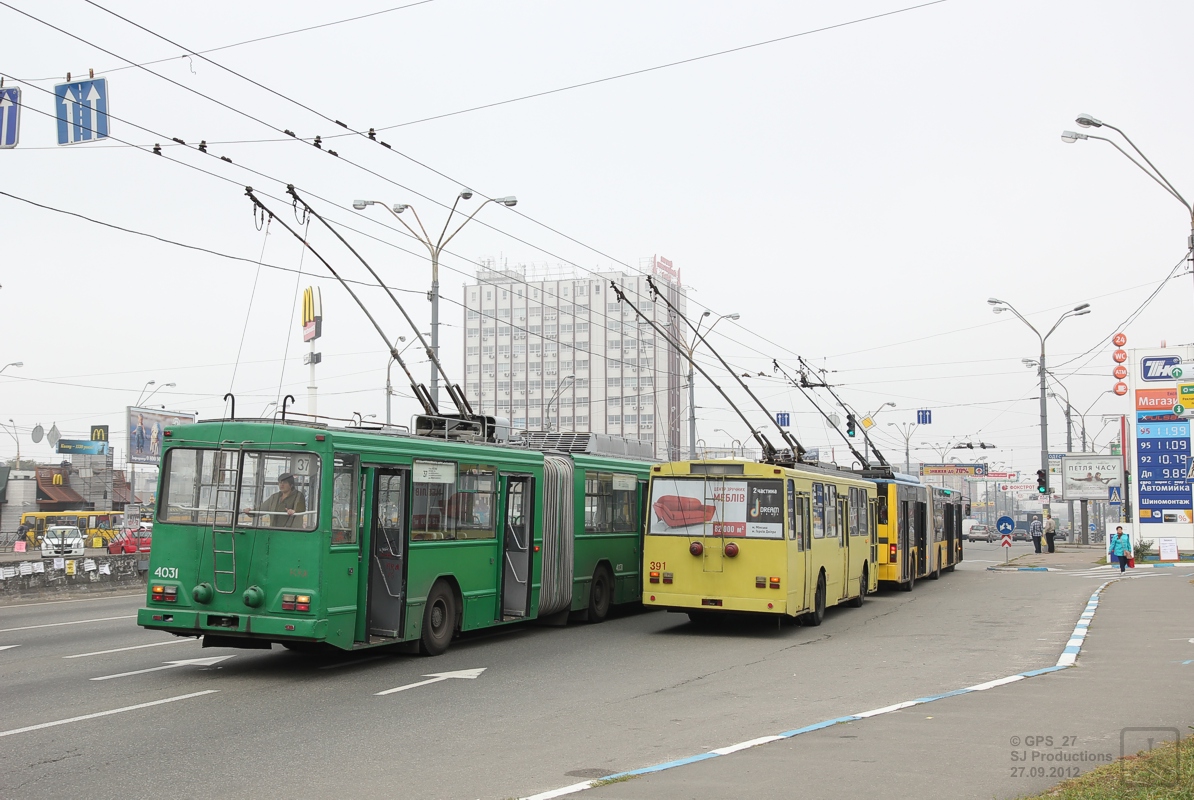 Киев, Киев-12.03 № 4031; Киев, Škoda 14Tr02/6 № 391