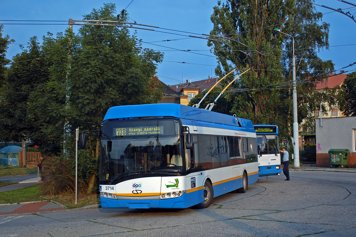 Острава, Solaris Trollino III 12 AC № 3714