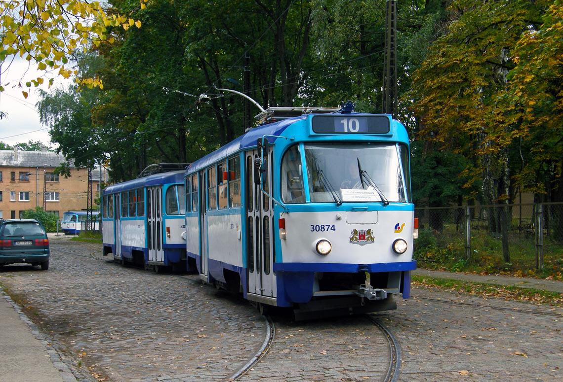 Рига, Tatra T3A № 30874