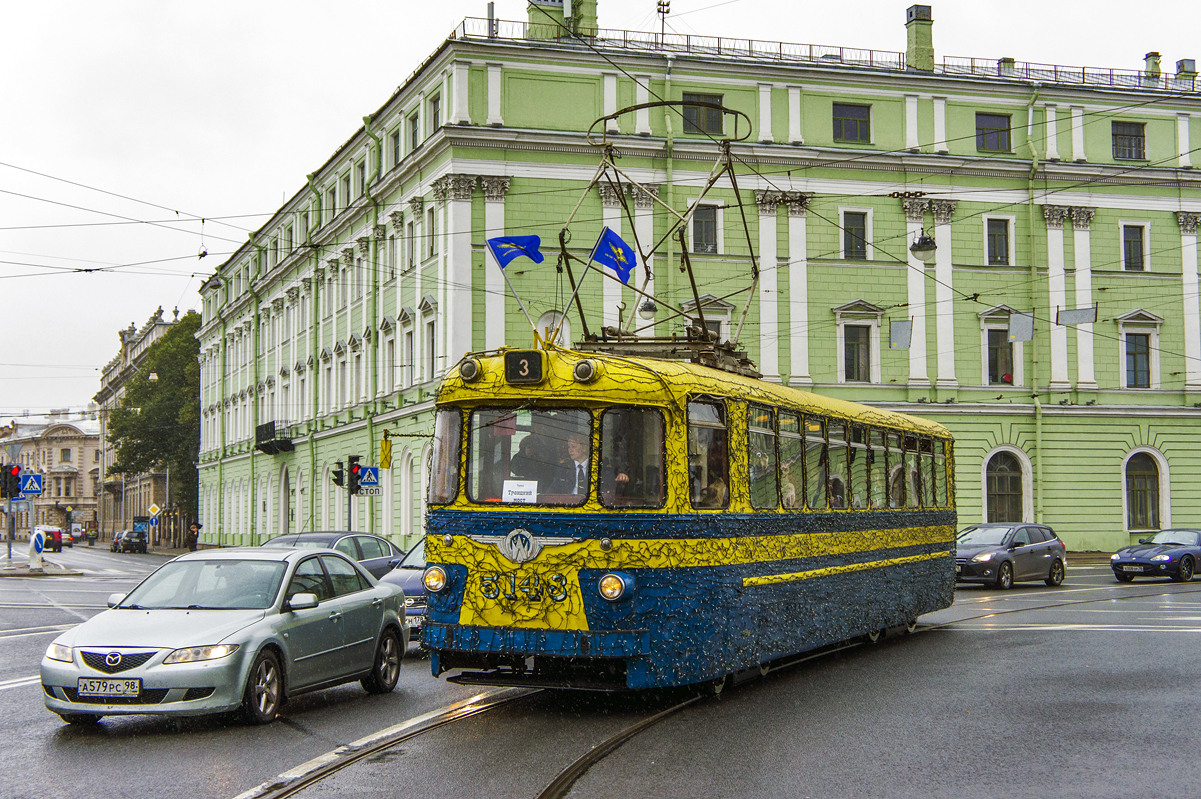 Санкт-Петербург, ЛМ-57 № 5148; Санкт-Петербург — 105-летие Петербургского трамвая, парад вагонов