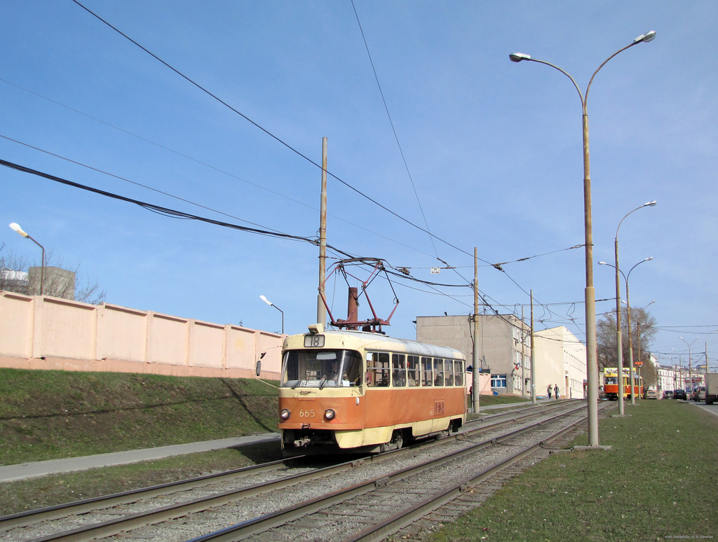Екатеринбург, Tatra T3SU № 665