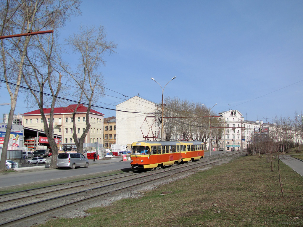 Екатеринбург, Tatra T3SU № 209