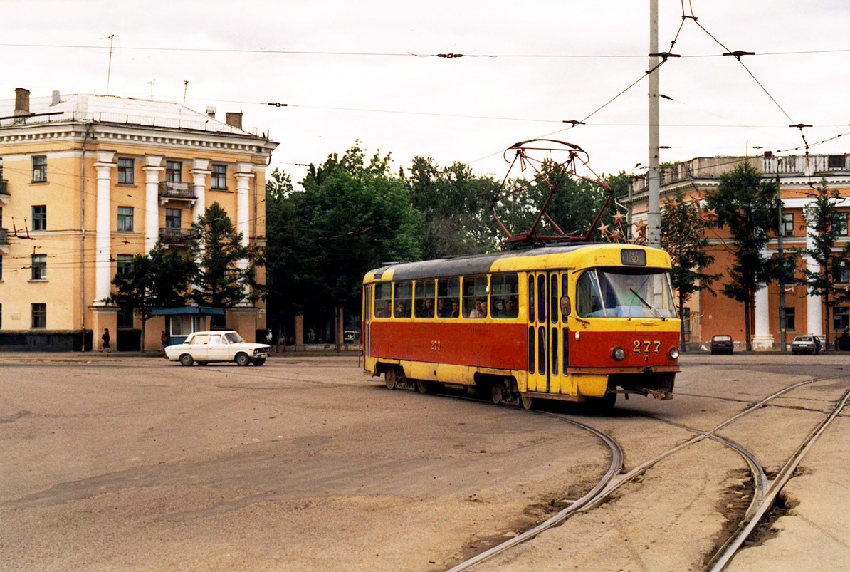 Тверь, Tatra T3SU (двухдверная) № 277; Тверь — Тверской трамвай в 1990-е гг.; Тверь — Трамвайные линии: Московский район