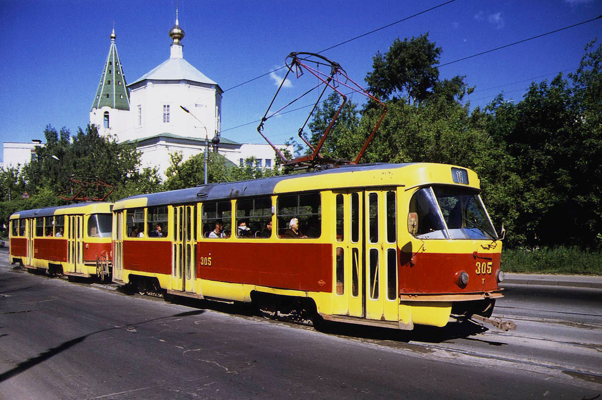 Тверь, Tatra T3SU № 305; Тверь — Тверской трамвай в 1990-е гг.