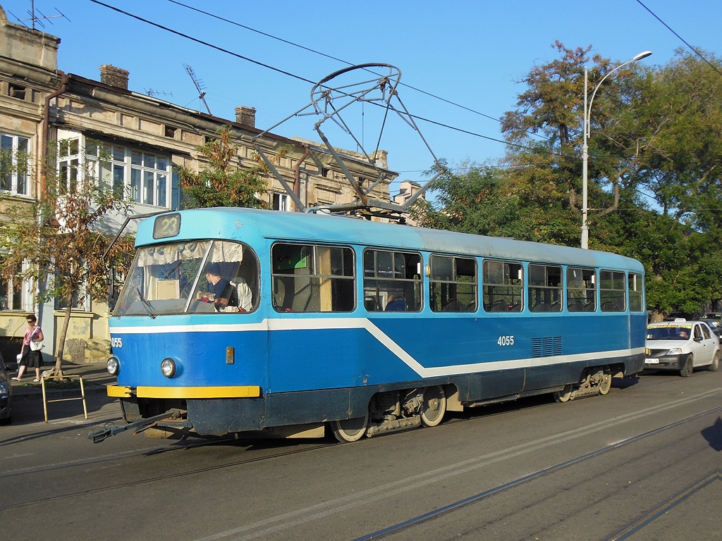 Одесса, Tatra T3R.P № 4055