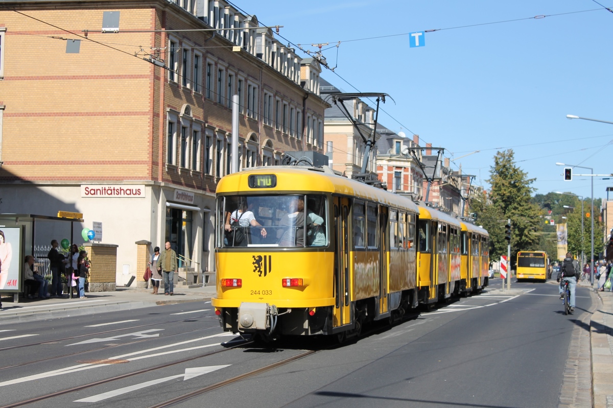 Дрезден, Tatra TB4D № 244 033; Дрезден — 140 лет трамвайному движению в Дрездене (29-30.09.2012)