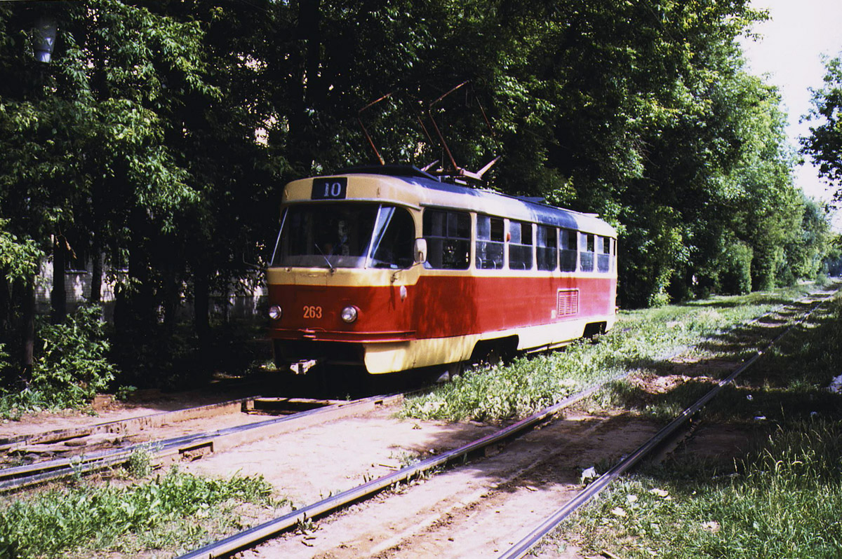 Тверь, Tatra T3SU (двухдверная) № 263; Тверь — Тверской трамвай в 1990-е гг.; Тверь — Трамвайные линии: Заволжский район
