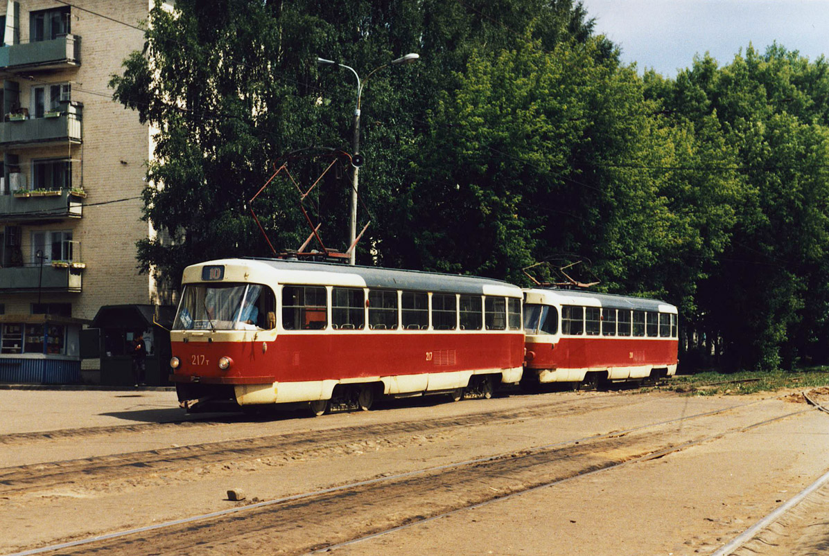 Тверь, Tatra T3SU № 217; Тверь — Тверской трамвай в 1990-е гг.