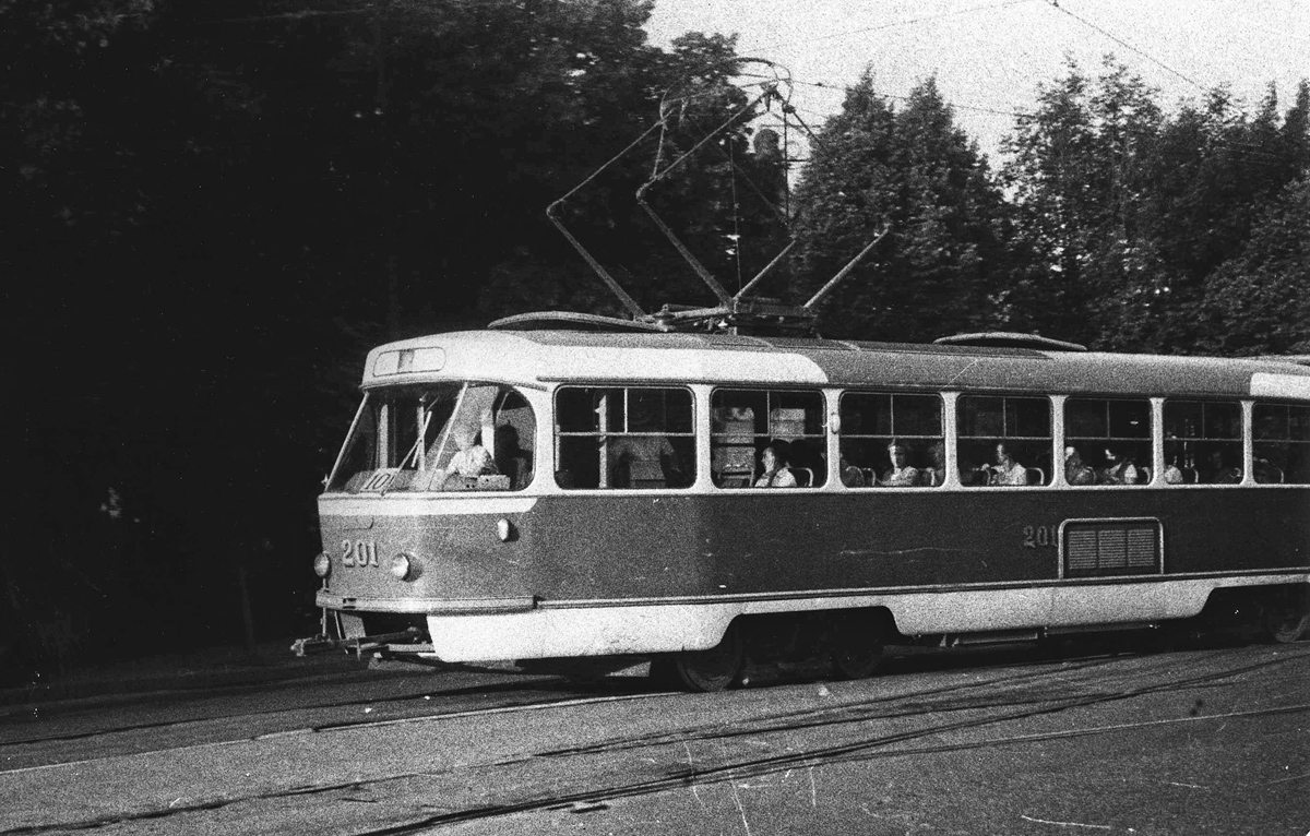 Тверь, Tatra T3SU (двухдверная) № 201; Тверь — Старые фотографии (1917—1991)