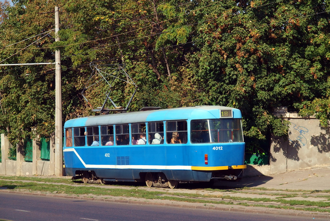 Одесса, Tatra T3R.P № 4012