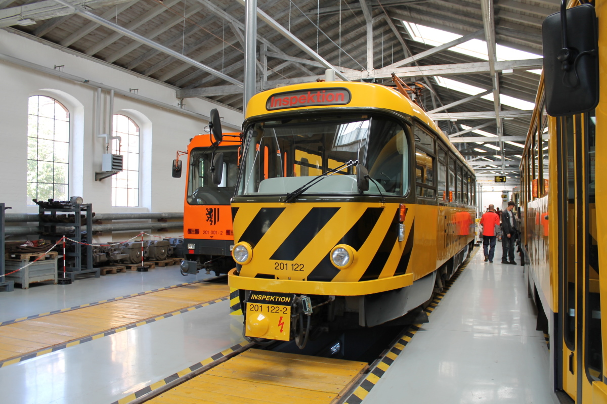 Drezno, Tatra T4D-MT Nr 201 122; Drezno — 140th anniversary of Dresden trams (29-30.09.2012)