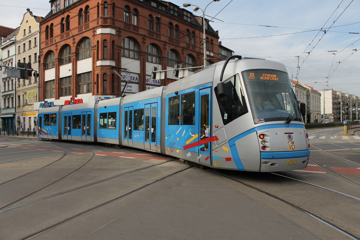Wrocław, Škoda 19T Elektra Br. 3106
