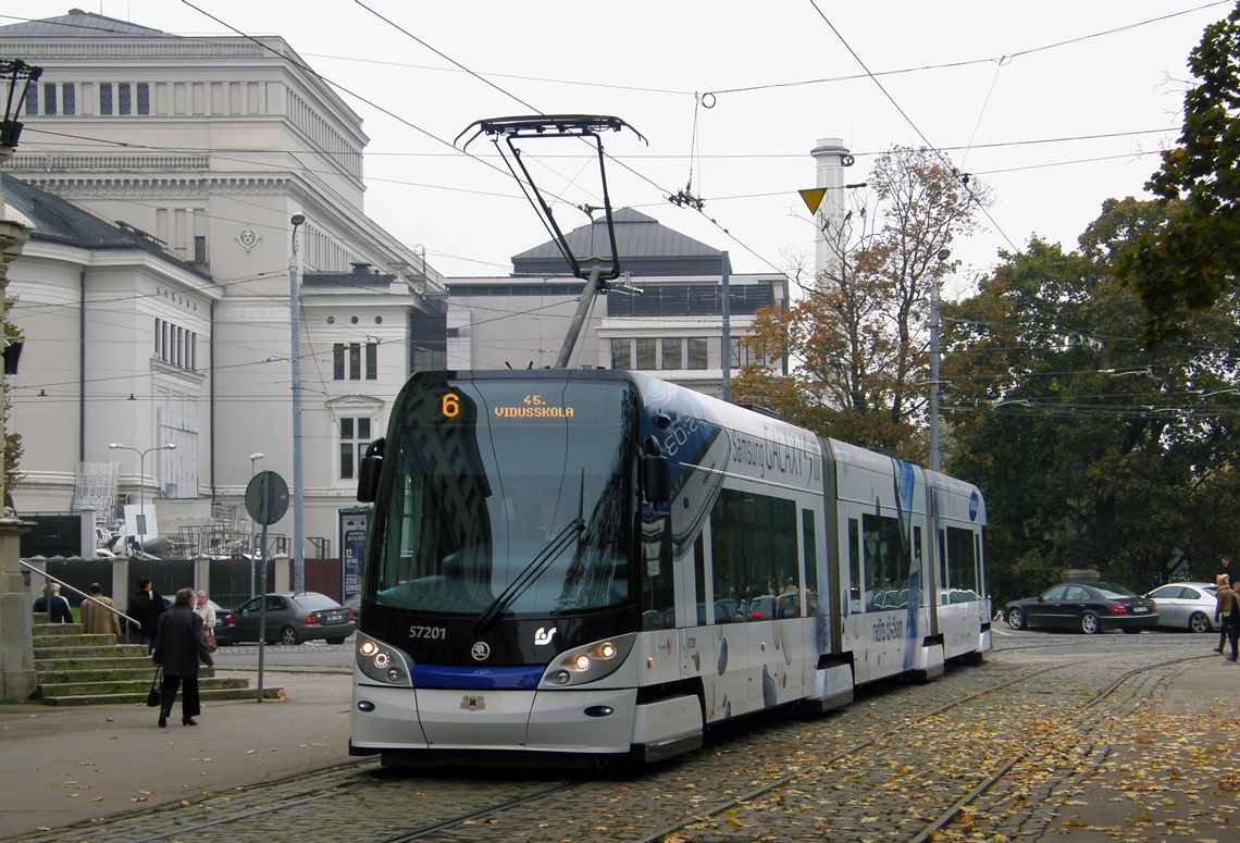 Рига, Škoda 15T ForCity Alfa Riga № 57201