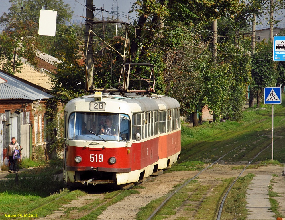 Харьков, Tatra T3SU № 519