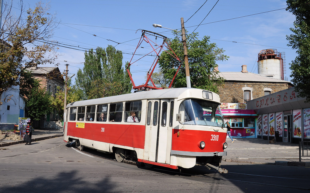 Donezk, Tatra T3SU (2-door) Nr. 3910