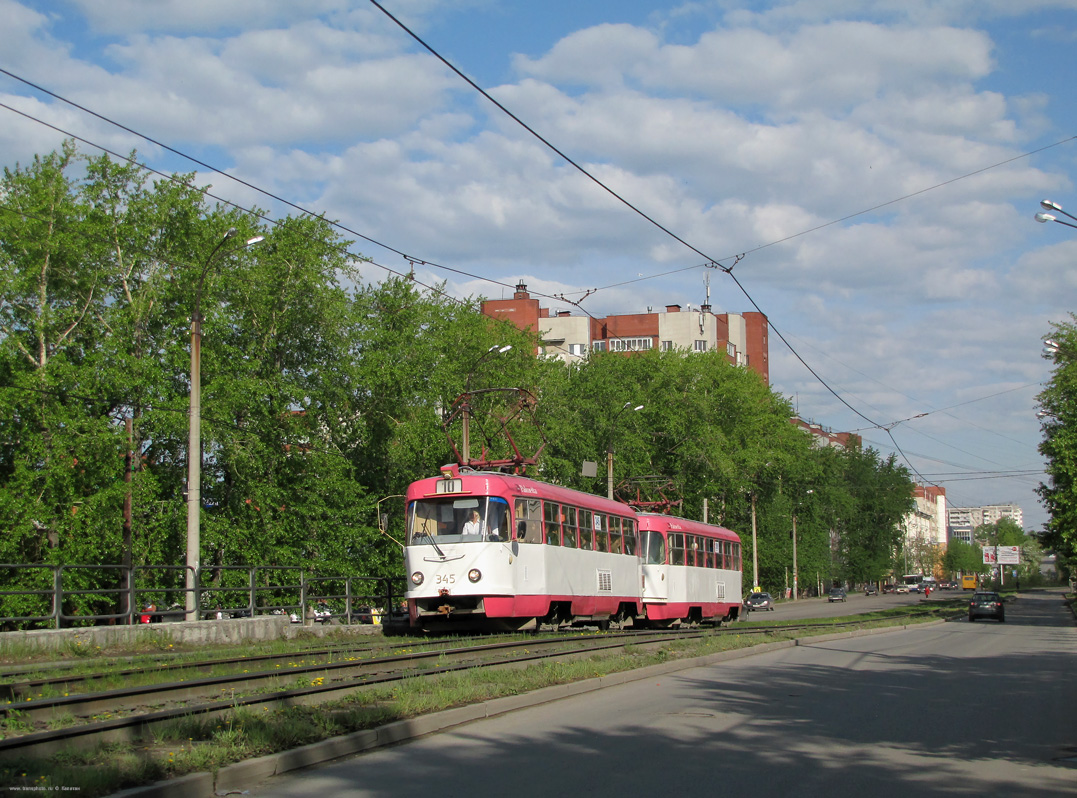 Екатеринбург, Tatra T3SU № 345