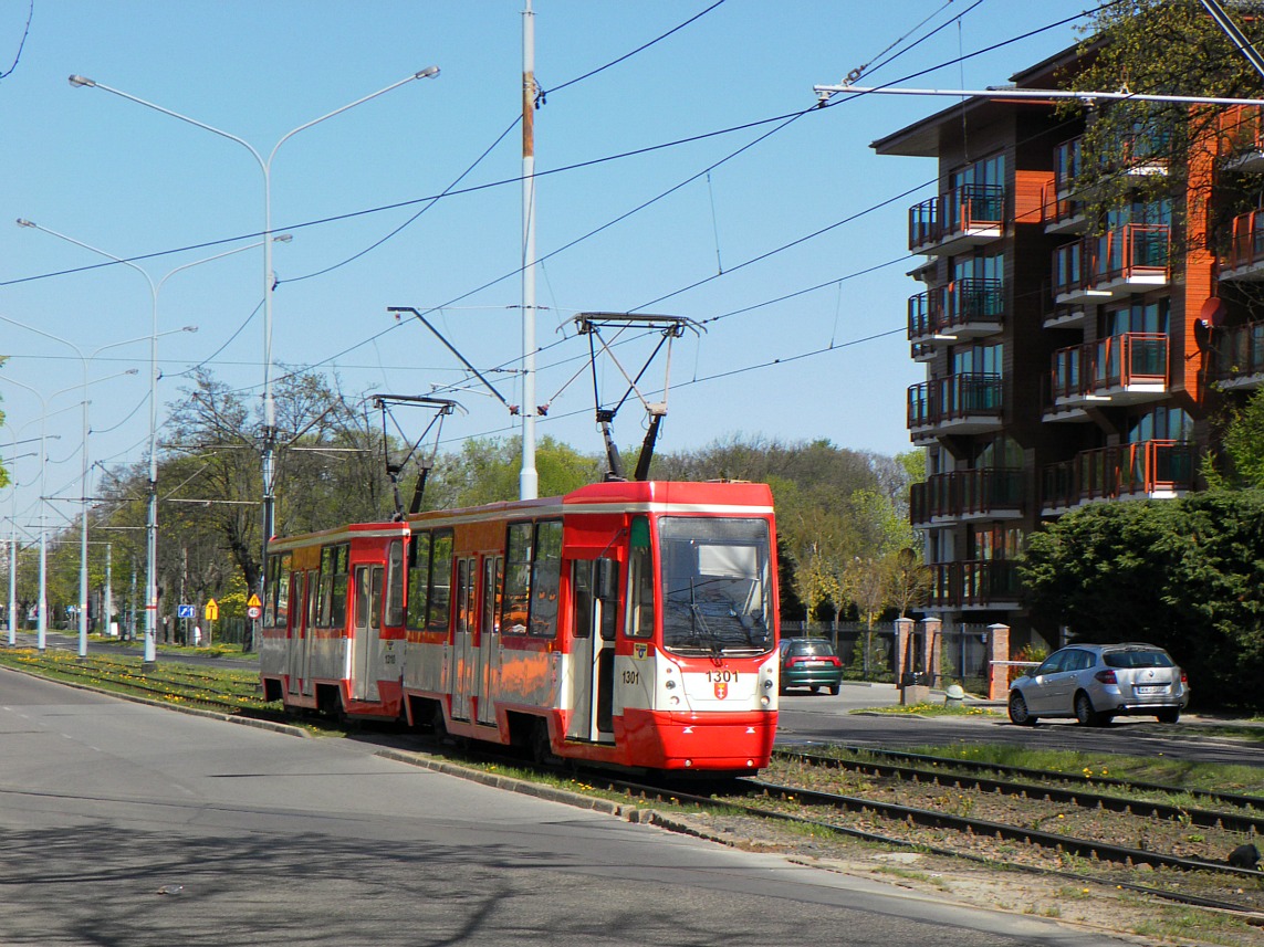 Гданьск, Konstal 105Na № 1301