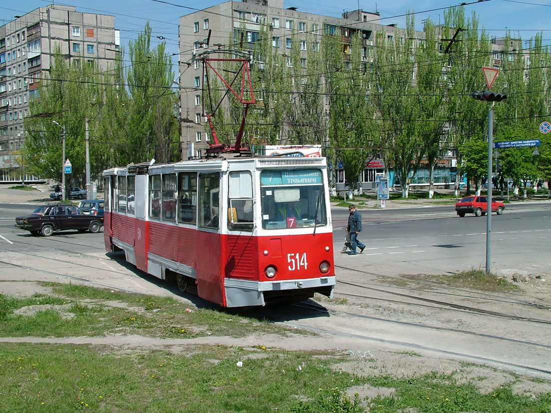 Мариуполь, 71-605 (КТМ-5М3) № 514