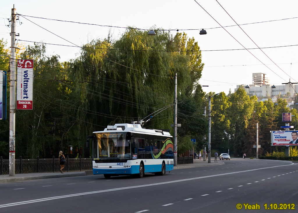 Крымский троллейбус, Богдан Т70115 № 4403