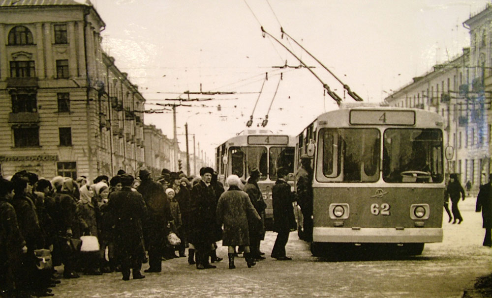 Tver, ZiU-682B Br. 62; Tver — Old photos (1917–1991); Tver — Trolleybus lines: Moskovsky district