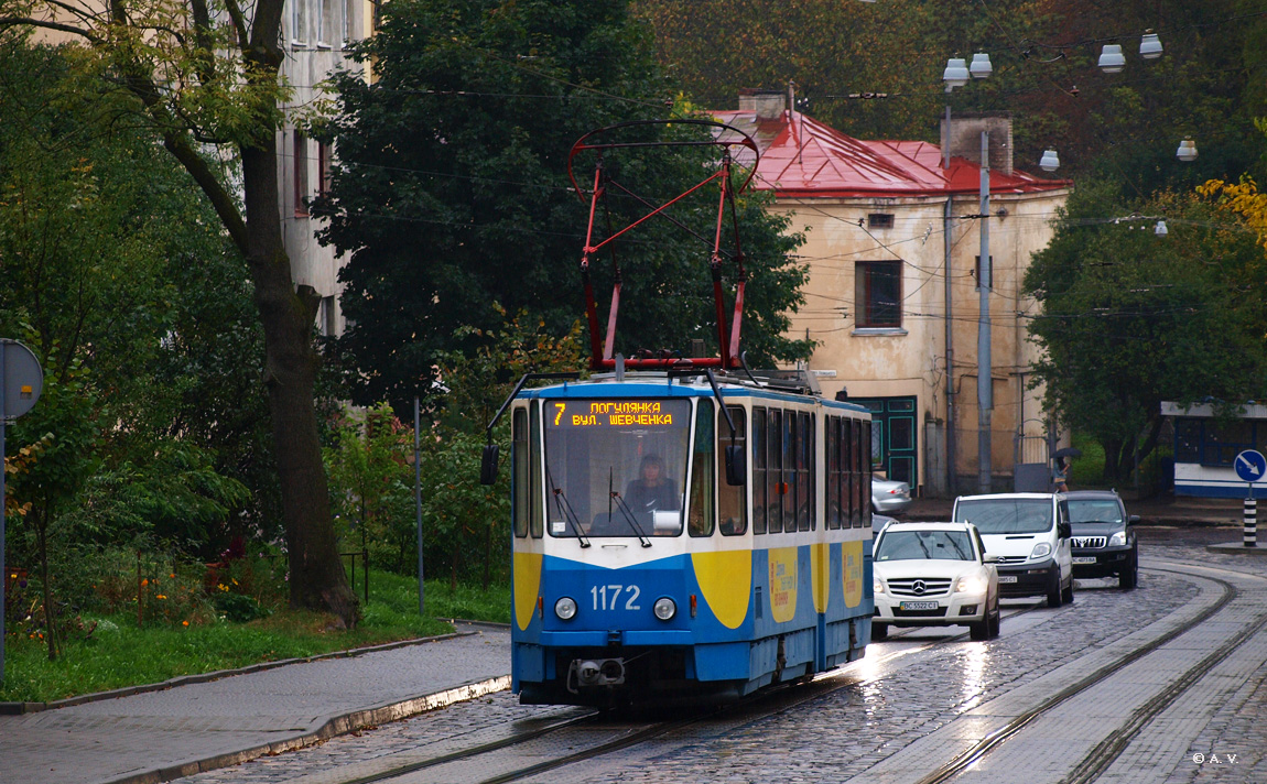 Львов, Tatra KT4SU № 1172