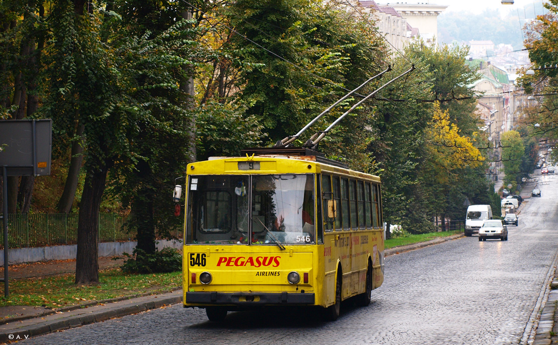 Львов, Škoda 14Tr89/6 № 546