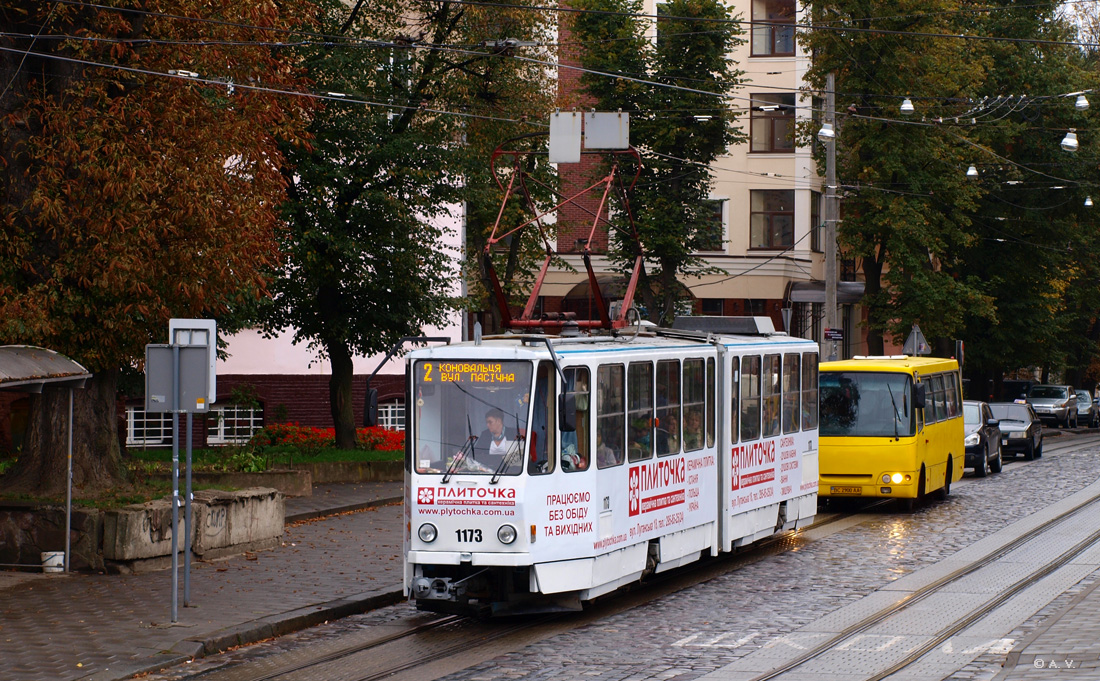 Львов, Tatra KT4SU № 1173