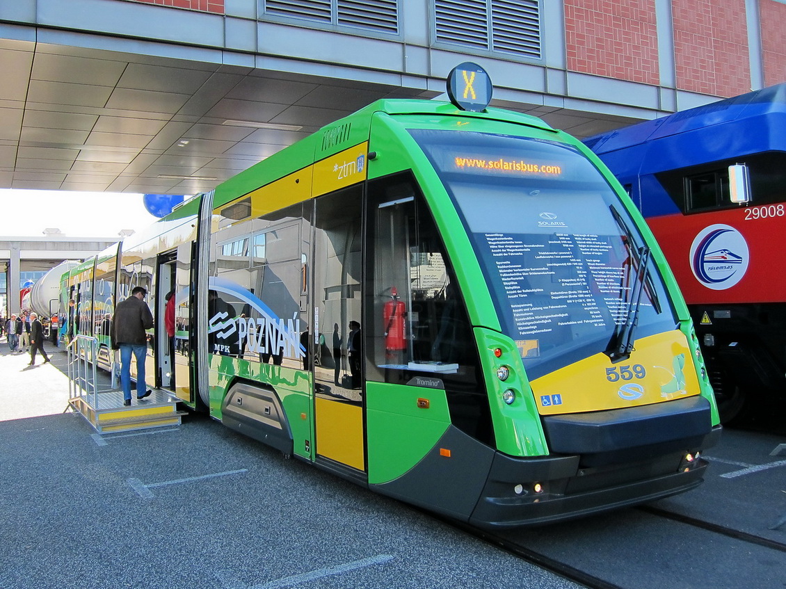 Познань, Solaris Tramino S105p № 559; Берлин — InnoTrans 2012