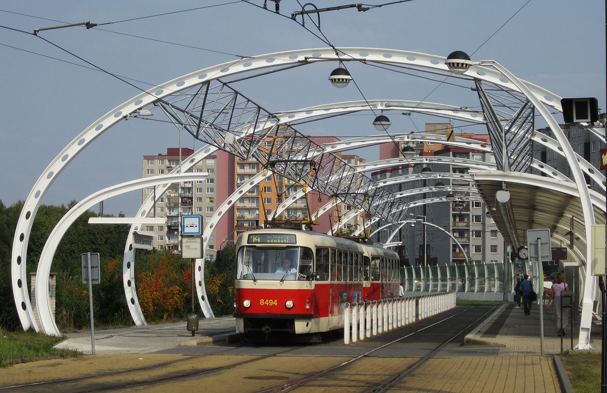 Прага, Tatra T3R.P № 8494