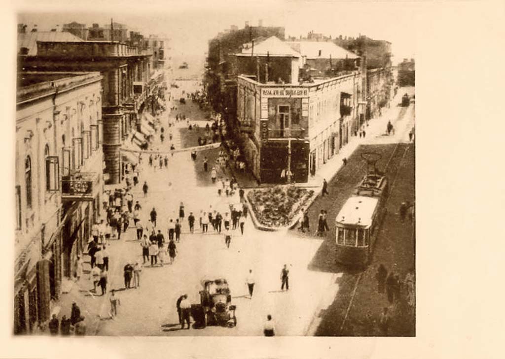 Баку — Старые фотографии (трамвай)