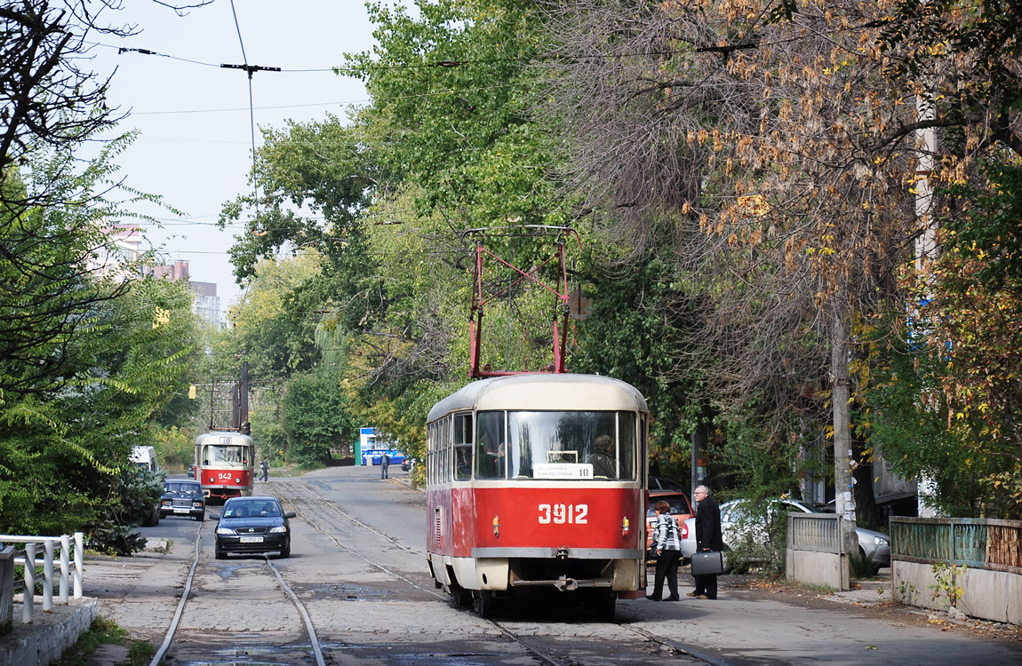 Донецк, Tatra T3SU (двухдверная) № 3912